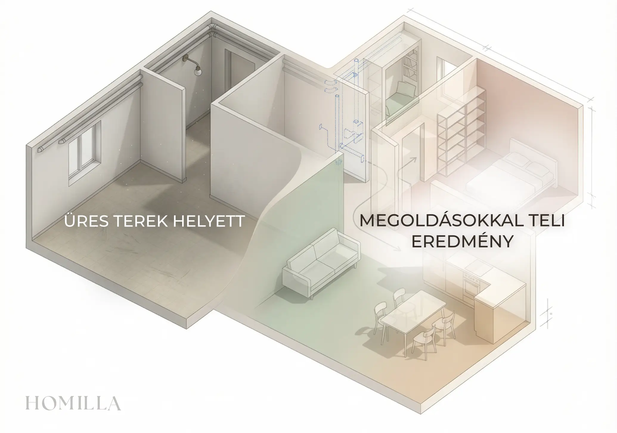 Homilla belsőépítész bevonása a felújításba vagy építkezés előtt